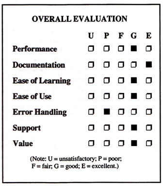 Evaluation