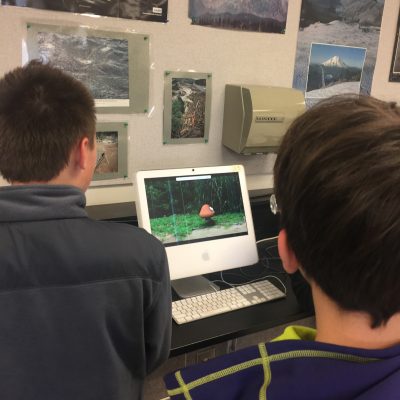 Students using a 2004 iMac in 2017!